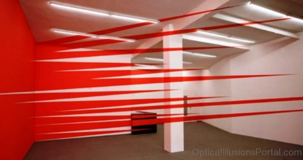 Red Lines In Room