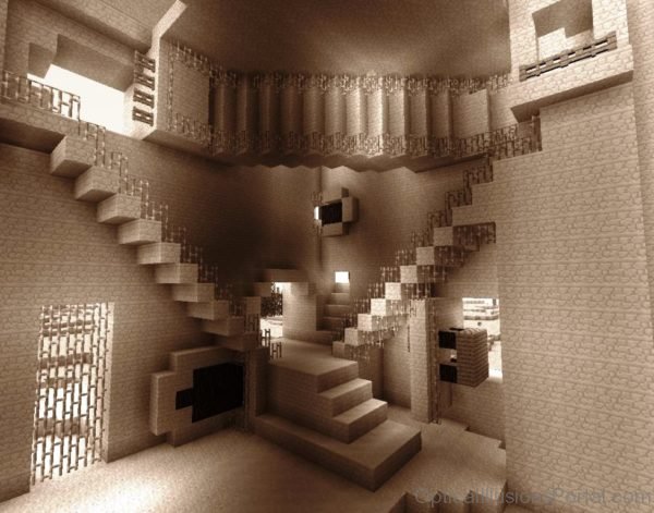 Relativity M. C. Escher Minecraft