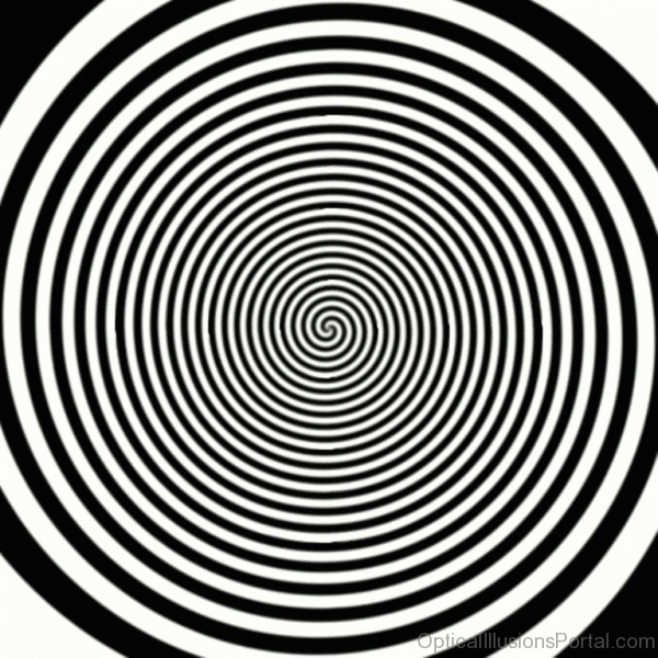Rotating Circle Illusion