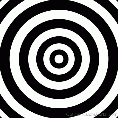 Round Shape Optical Illusion 1