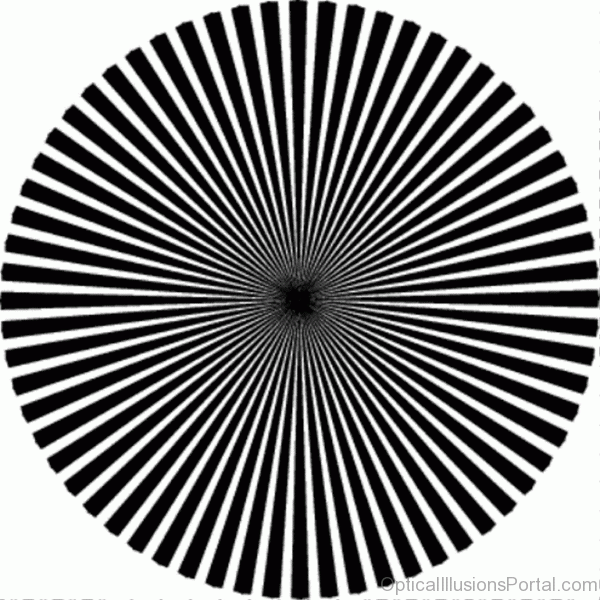 Shimmering Optical Illusion