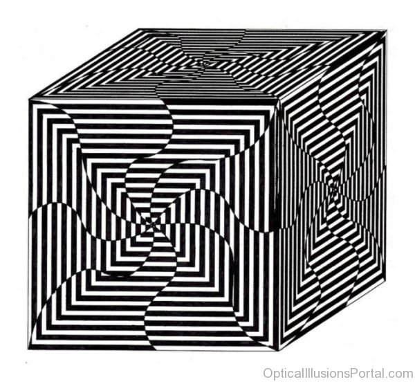 Square Optical Illusion