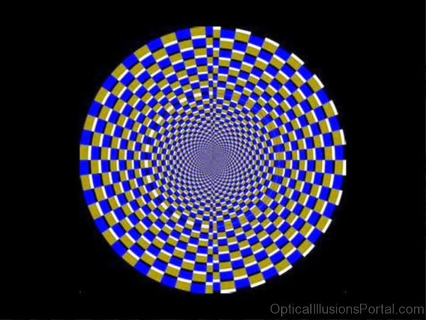 Squares Optical Illusion