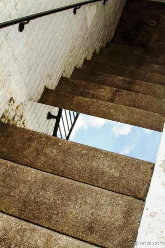 Stairway Optical Illusion