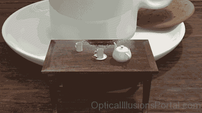Tea Cup Optical Illusion 1