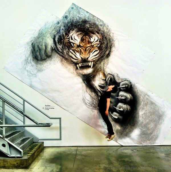 Tiger Mural Painting