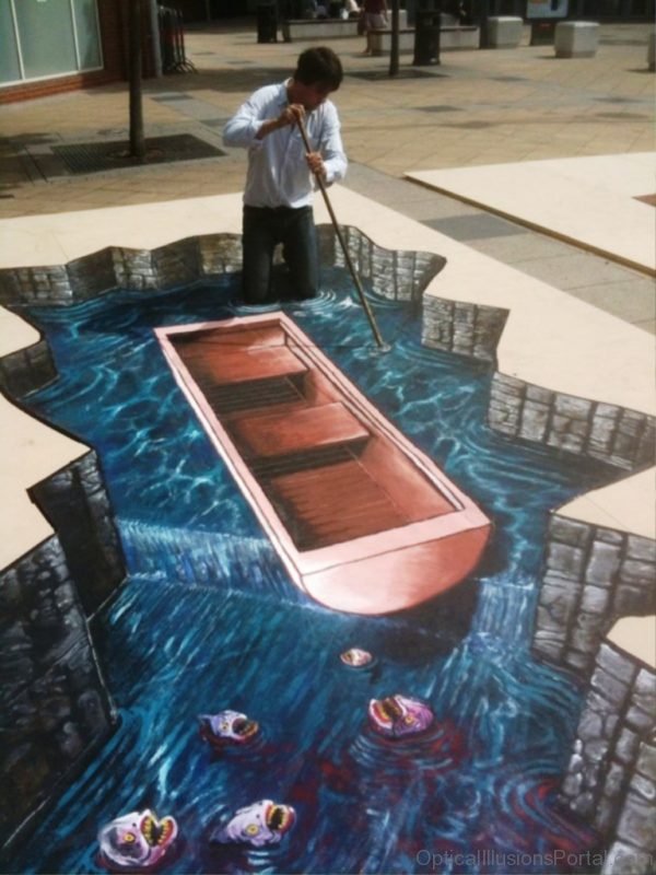 Underground Boat Illusion