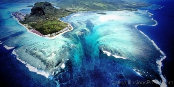 Underwater Waterfall