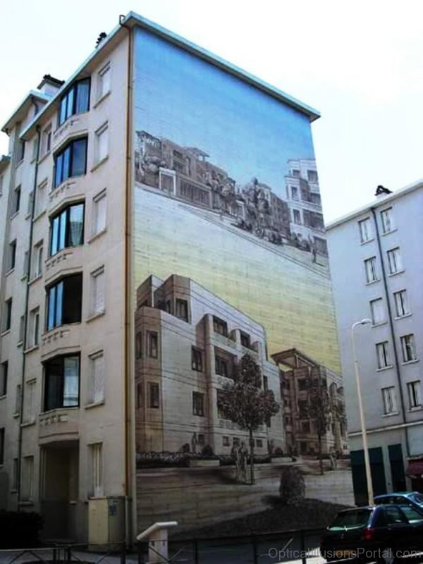 Wall Painting Illusion