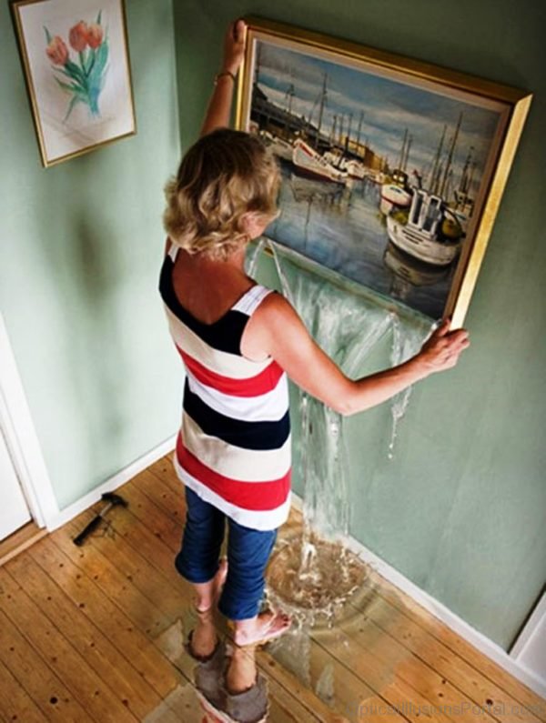 Water Painting Illusion