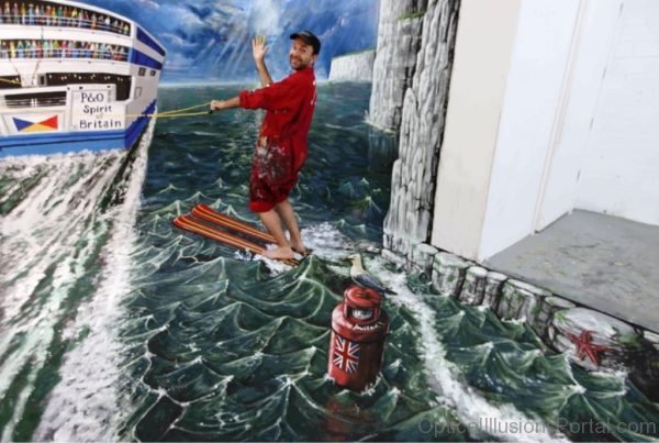 Water Skating Art