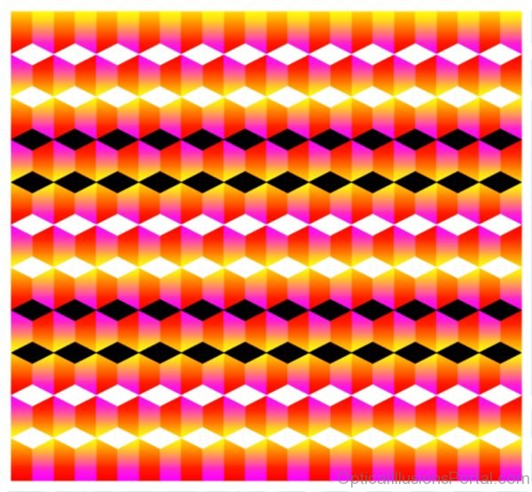Waves Of Optical Fibers Illusion