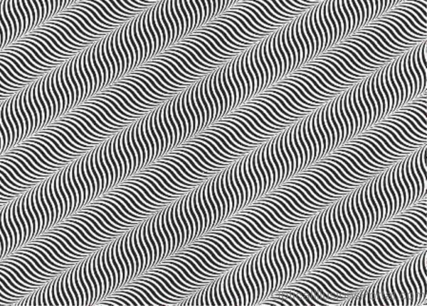 Waves Optical Illusion