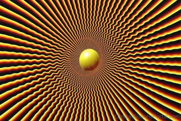 Yellow Optical Illusion