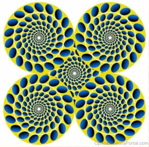 Yellow Rotating Illusion