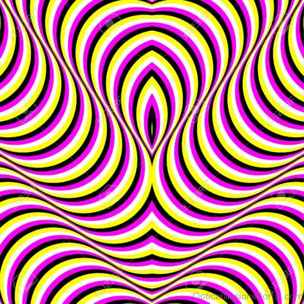 Abstract Stripes Illusion