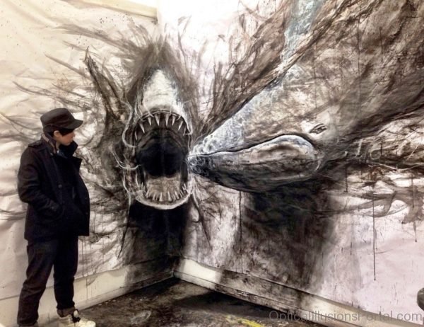 Animal Mural Illusion