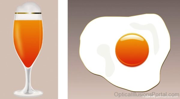 Egg Beer Illusion