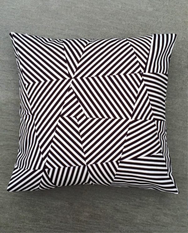 Geometric Optical Pillow Cover