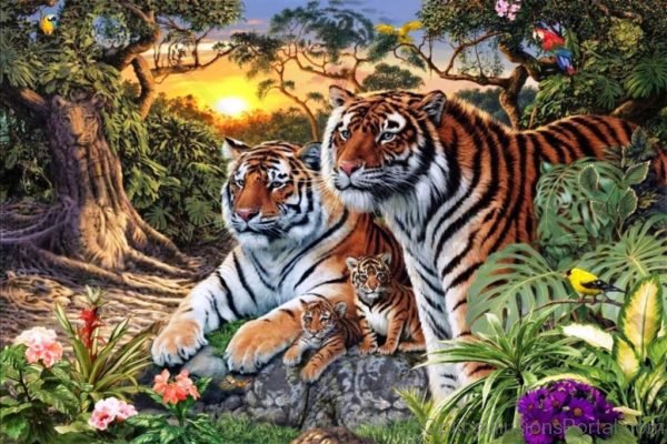 How Many Tigers Can You Spot In This Picture