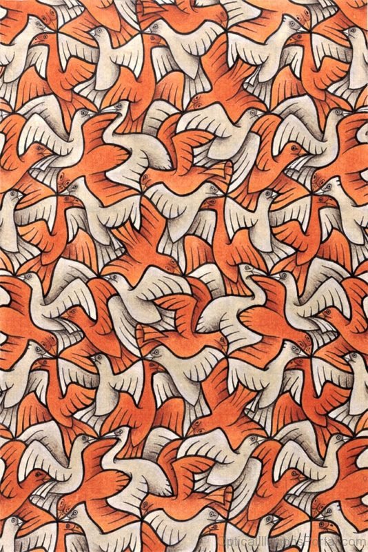 M. C. Escher Optical Illusion Artworks