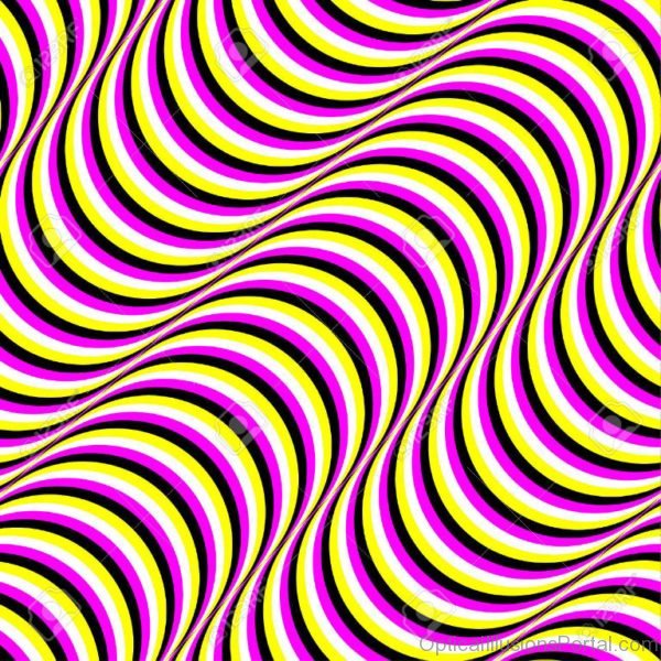 Moving Stripes Optical Illusion