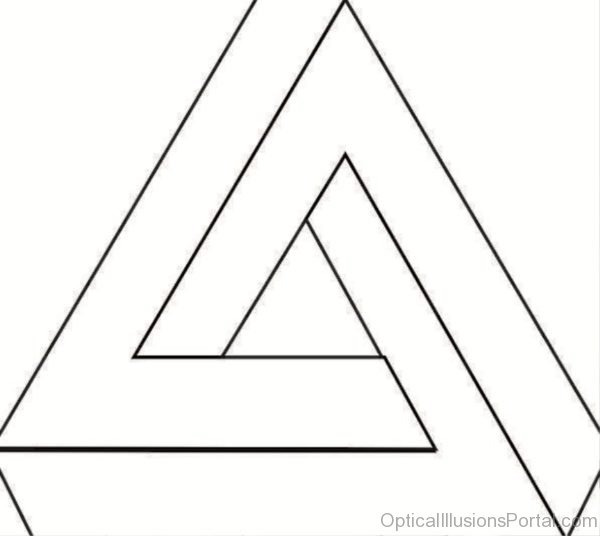 Optical Illusion Puzzle Mystery Triangle