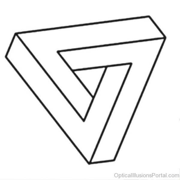 Optical Illusion Triangle