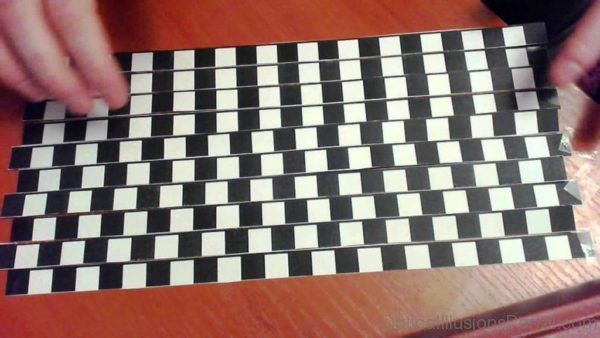 Parallel Lines Optical Illusion