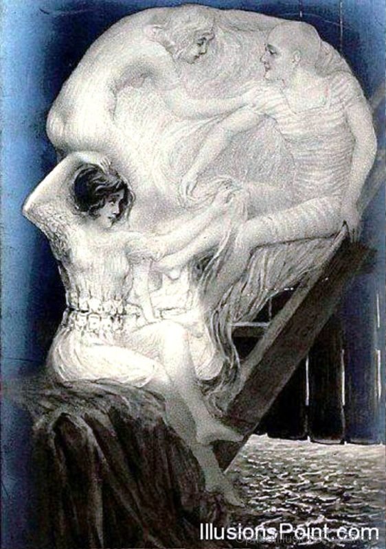 Skull Optical Illusion
