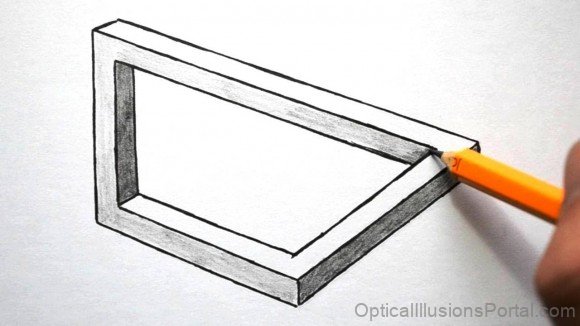 Optical illusion box