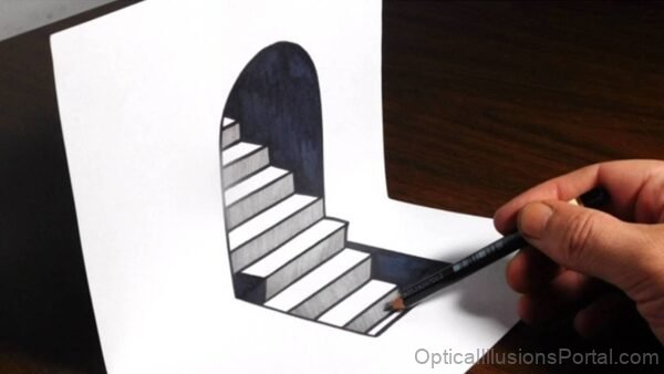 Papercraft Optical Illusion
