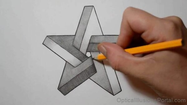 Star Optical Illusion