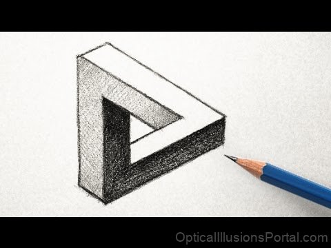 Triangle symbol Optical Illusion