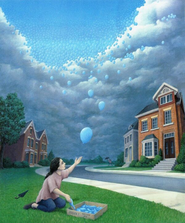 Image Optical Illusion Balloons Art